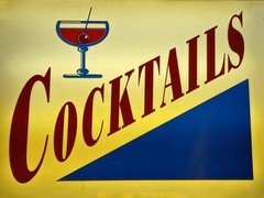 Vintage Cocktail Bar Metal Reproduction Sign Bar Decor FREE SHIPPING