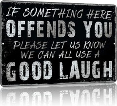 Vintage Garage Decor Funny Sarcasm Tin Metal Signs Home Bar Man Cave Wall Decor