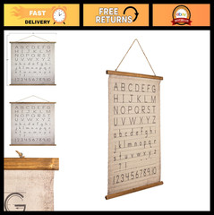 Alphabet & Numbers Wall Décor – Creative Home Decor for Kids’ Rooms, Nursery Art