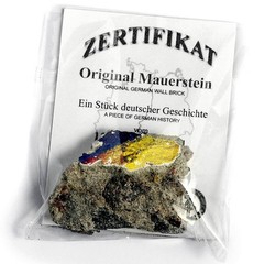 Real Piece of the BERLIN WALL with Certificate of Authenticity – Authentic Hi…