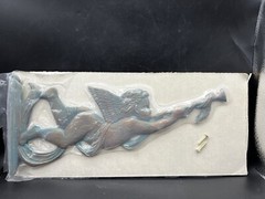 Whitehall Products Ltd Cherub Angel Plaque Cast Aluminium Sign New
