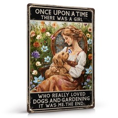 Funny Garden Decor Gardening Gifts for Once Upon A Time There was A Girl Who …