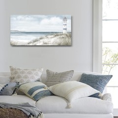 Lighthouse Canvas Wall Art Nautical Wall Decor Lighthouse Art Seagull Themed …
