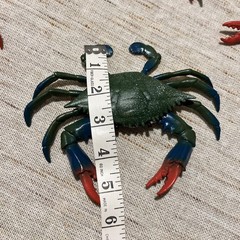 Maryland Blue & Red Crab Set of 4 Beach Tiki Bar Wall Decor Aquarium Toy