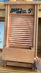 Vintage Cooper Soap and Towel Wash Board