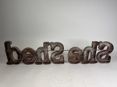 She Shed Metal Rustic Style Decorative 3D Letter Wall Sign 34″ Custom Handmade