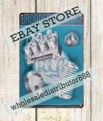 1936 RCA V Broadcast News historic electronics airwaves metal tin sign oldsale