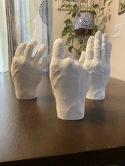 Harry Allen AREAWARE Grab Hand Hooks Modern Sculptural Wall Art Eclectic Oddity