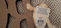 Wooden Boo Hanging Ghost Sign AS IS