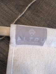 Altru authentic Stay True natural canvas black felt letter banner nwot new