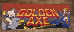 Golden Axe Arcade 4×12 Metal Wall Video Game Sign Poster