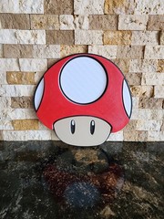 Super Mario Brothers Mushroom 3D Display