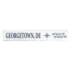 JennyGems Georgetown Delaware Gifts, Delaware Souvenirs, Compass Coordinates