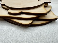 Laser Cut Unfinished Wood Letters or Numbers Comic Sans MS Font Craft Cutout