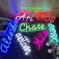 Custom Neon LED Sign–Personalized Room Décor for Gamers,Anime lover &Celebration