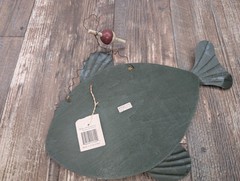 Handmade Wooden Sign With Metal Trim . Fishing . Cabin Decor Man Cave. 🤎💜🩵💛