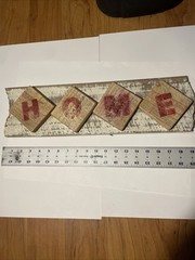 Hanpainted Reclaimed Cedar Wood HOME Sign Polyurethane Finish For Durability