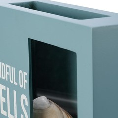 Versatile Coastal Seashell Holder – Memory Box with Glass Windows for Keepsakes