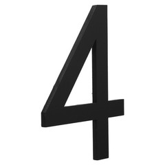 Front Door Numbers Black Acrylic Self Adhesive Stick on House Number Stickers