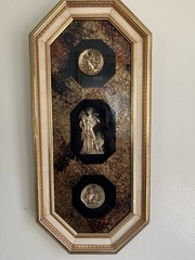 VTG Wall Decor Picture by Turner Design Fig & Medallions #05215 20-1/4″ x 9-1/4″
