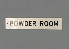 Hearth In Hand With Magnolia Metal Powder Room Decorative Sign