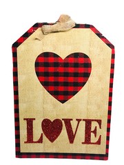 New-Valentine’s Wood Hanging Wall Decor. “Love”. 13.5×9.5inch