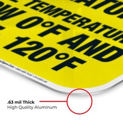 2 Technicians Required When Entering Sign, OSHA Caution Sign,