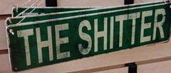 Green Distressed Vintage Street Sign Metal Plaque, Vertical Rectangle