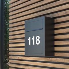 Modern Reflective Number Decals for Mailbox – Waterproof, Easy to Apply, 5 Sets