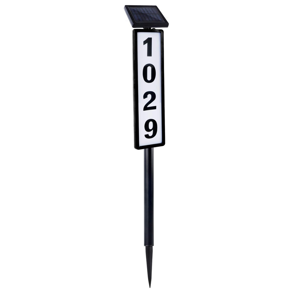 Solar Lighted House Address Numbers Sign, Solar Powered House Numbers Light, …