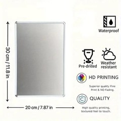Retro Chocolate Metal Wall Art 8×12 Inches