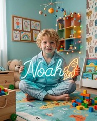 Custom Kids Name Neon Sign Personalized LED Name Nursery Baby Room Wall Decor