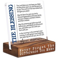 The Blessing Christian gift, Inspirational Religious Home Décor, Faith Gift f…