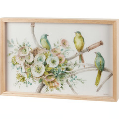 New “Bike Meeting” of Birds Box Sign – Primitives by Kathy