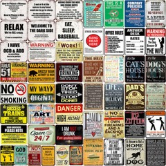 Vintage Metal Tin Signs Poster Garage Plaques Club Man Cave Home Customize Decor