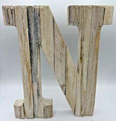 Rustic Decorative Letter – “N”