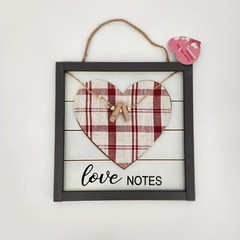 Love Notes Wall Hanging With Spots For Photos