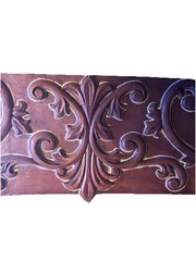 Southern Living at Home Retired Wood Wall Panel | Tuscan Scroll Acanthus Relief