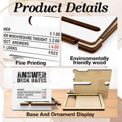 Funny Office Gifts for Coworkers Boss Employee – Multi-functional Desk Organi…