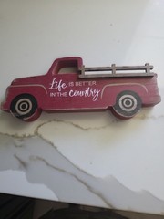 15in x 5in Wooden Truck Decor Sign – LIFE IS BETTER IN THE COUNTRY