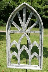 1-Large WOOD WINDOW,Farmhouse Decor,Wood Frames,Wall Hanging,Country Decor