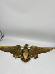Vintage SEXTON American Eagle Wall Plaque 27” Cast Aluminum Patriotic USA Decor
