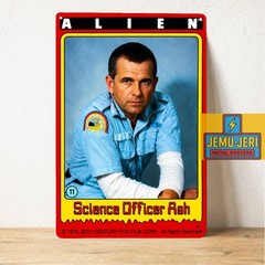 Alien Science Officer Ash Metal Poster Sign 20x30cm Sci-Fi Movie Wall Art