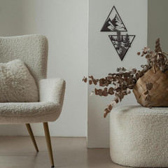 Elegant Metal Mountain Wall Art – Perfect Nature, Forest & Waterfall Decor for R