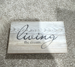 Second Nature by Hand Inspirational Quote Wood Plaque Sign, Painted Rectangle