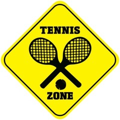 Aluminum Crossing Sign Tennis Zone Cross Xing Style C Diamond Street Signal