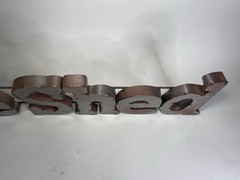 She Shed Metal Rustic Style Decorative 3D Letter Wall Sign 34″ Custom Handmade
