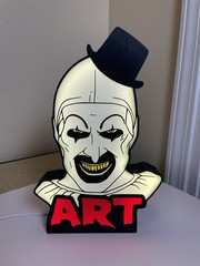 Art Clown Light Box Sign