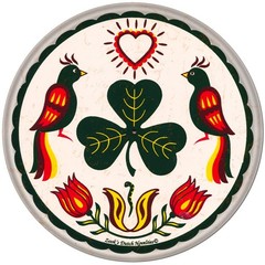 Retro Metal Round Sign Pennsylvania Zook Dutch Hex Irish Tin Signs Wall Art P