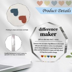 Difference Maker Gifts Thank You Gifts for Leader Boss Best Mom Mentor Coach …